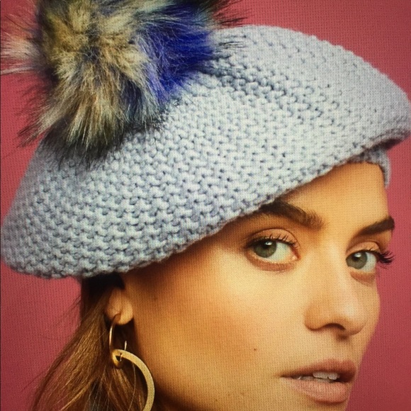 Anthropologie-Norla Glacia Faux Fur Pom Pom Hat - Picture 2 of 8